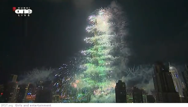 dubai fireworks 2013