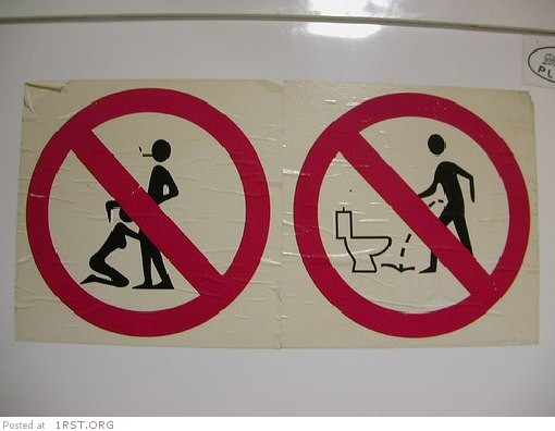 funny toilet sign aa