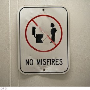 funny toilet sign b
