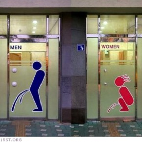 funny toilet sign c