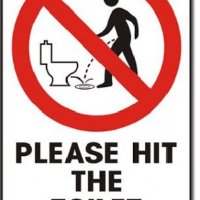 funny toilet sign z