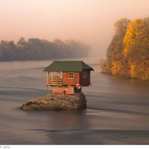 house on river a