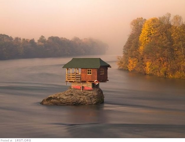 house on river a