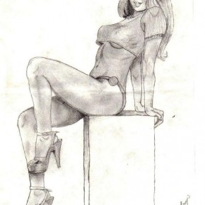 sketch sexy girl ae