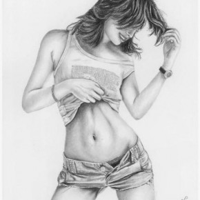sketch sexy girl r