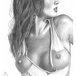 sketch sexy girl v