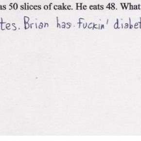 unexpected test answers aa