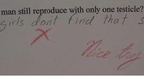 unexpected test answers n