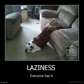 example of extreme laziness r